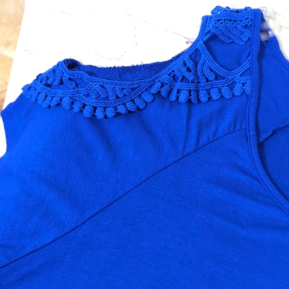 NWOT JOE BOXER CUTOUT SHORT SLEEVE TUNIC TOP SZ  2X - Picture 3 of 5